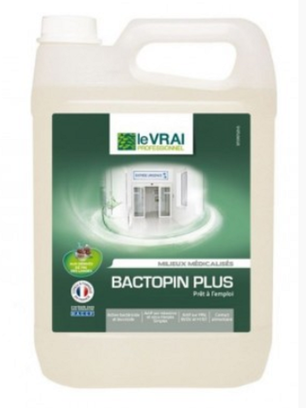 BACTOPIN PLUS LE VRAI Détergent désinfectant Bidon de 5 L